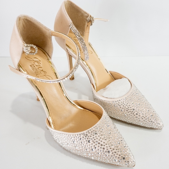 Jewel by Badgley Mischka Jailene Evening Pumps Champagne -5.5 - Picture 7 of 10